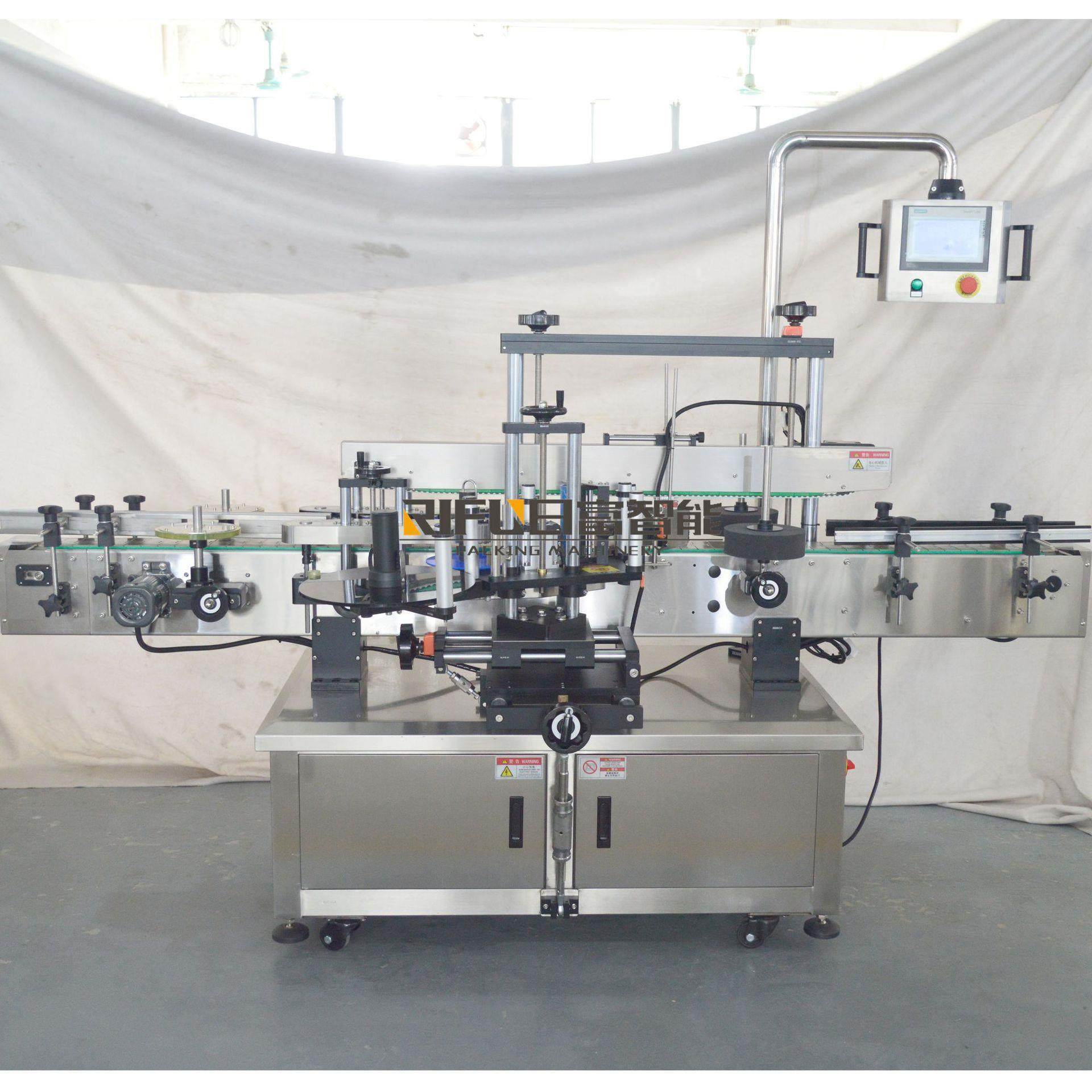 全自动消毒液方瓶单面贴标机 轮胎自补液贴标签设备 广州厂家,五金/工具,贴标机,淘宝优惠券,粉丝福利购,淘宝优惠卷