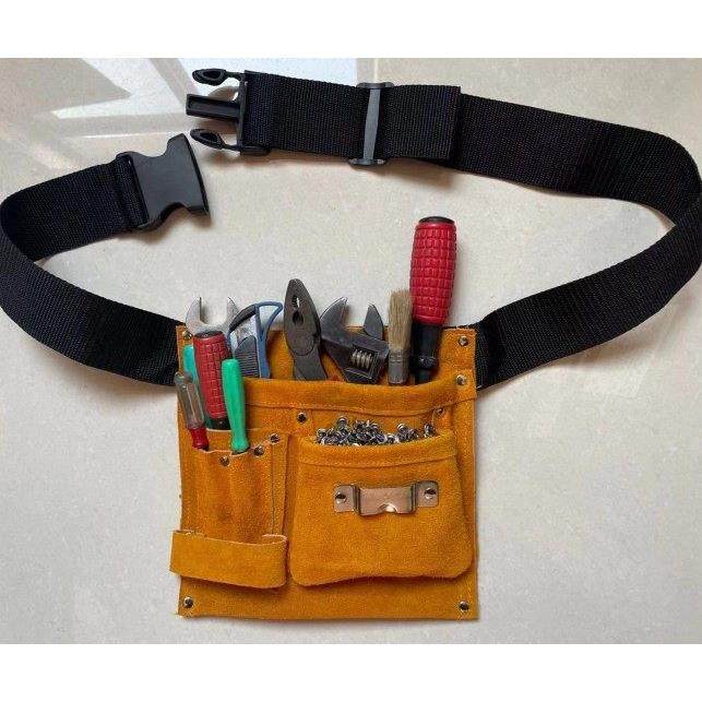 牛皮工具腰袋电工袋特厚牛皮袋,五金/工具,工具包,淘宝优惠券,粉丝福利购,淘宝优惠卷