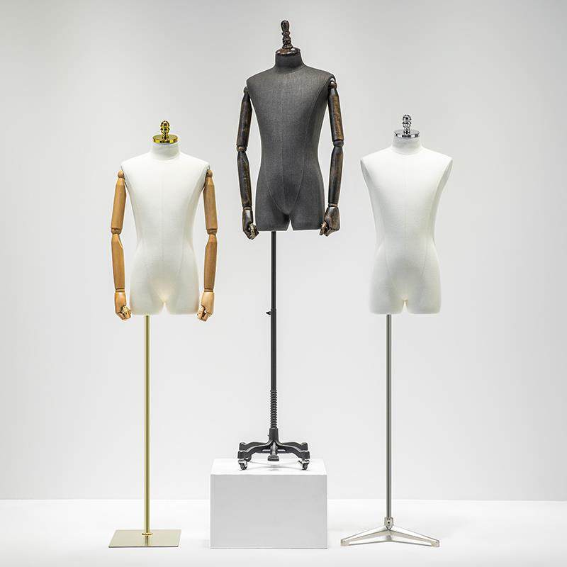 璃阁 高档服装店模特道具男全身人体橱窗列架展示架子男装模特架