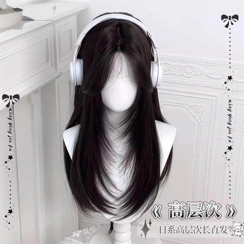 假发女生Lolita黑长直高层次校园小香风自然日常整顶假发全头套,美发护发/假发,日常整顶假发,淘宝优惠券,粉丝福利购,淘宝优惠卷