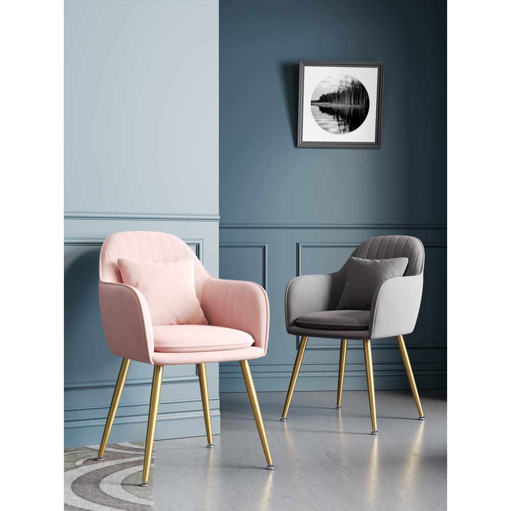 斯堪的纳维亚无障碍豪华椅靠背卧室女孩之家流行化妆凳梳妆台美甲