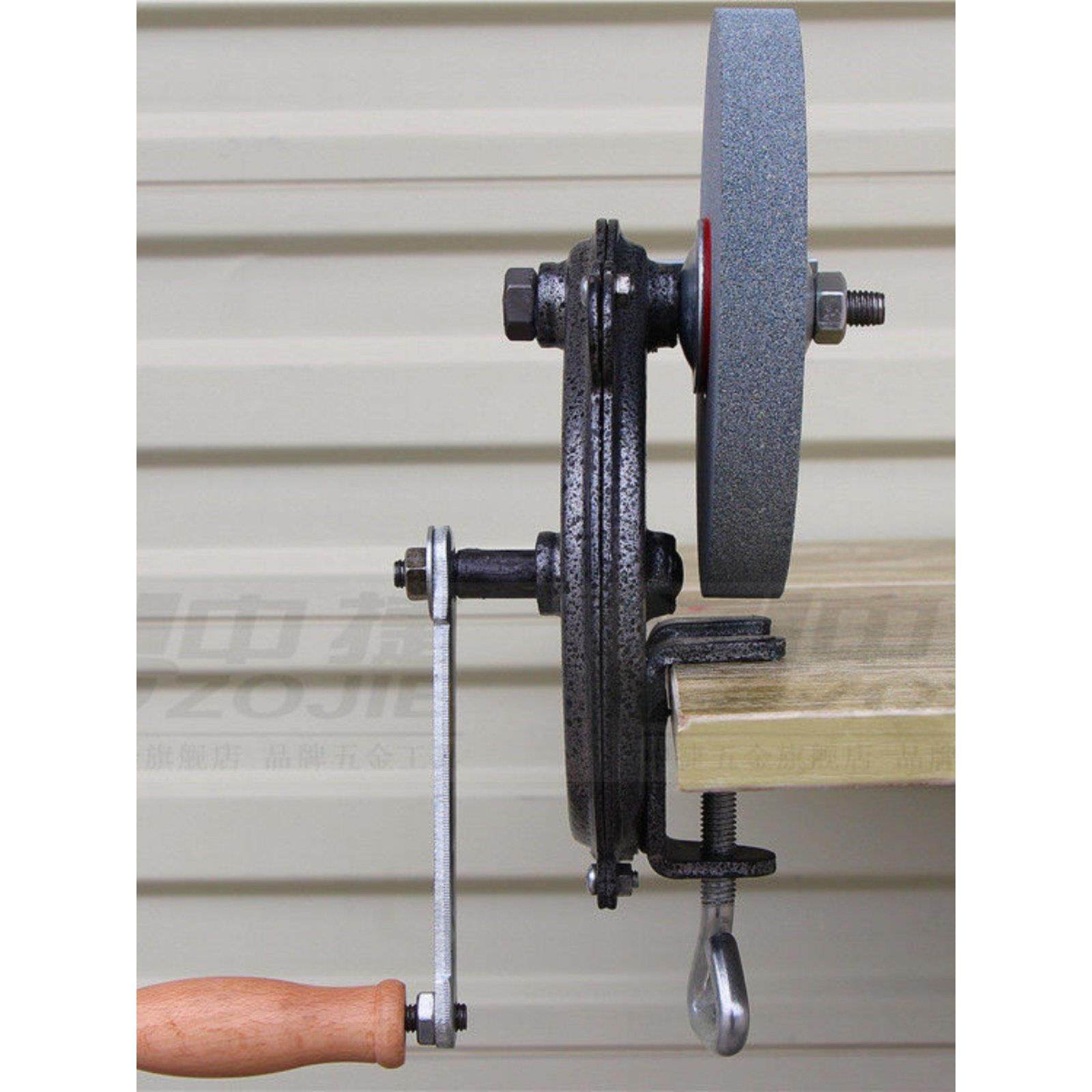 厂家直销全钢6寸手摇砂轮机 磨刀磨剪子手动打磨家用工具 磨刀机,五金/工具,砂轮机,淘宝优惠券,粉丝福利购,淘宝优惠卷