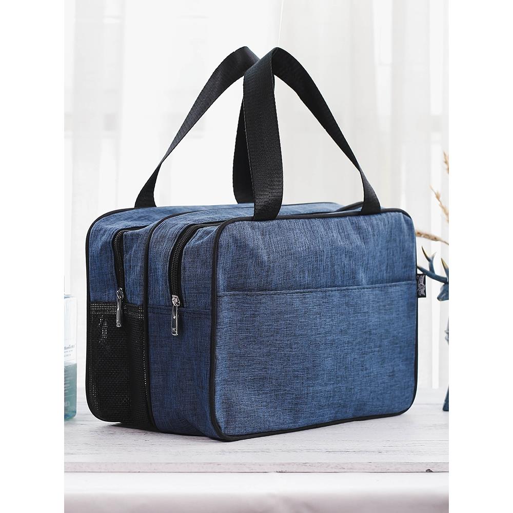 干湿分离洗漱包双层游泳洗浴健身沥沐浴兜透气洗澡包浴室袋手提篮