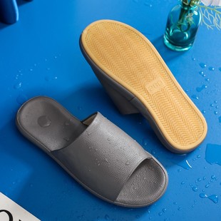 夏季 情侣软底 真皮凉d拖鞋 女居家室内防滑牛皮防臭家用木地板拖鞋