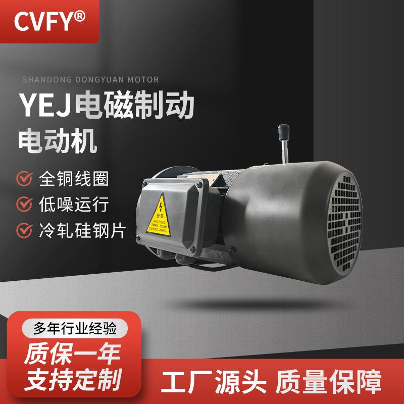YEJ电磁制动电动机YEJ3-250M-4极55W三相交流刹车电机马达