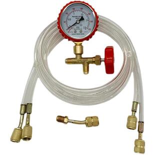 氟利昂加注工具r22 R410A制冷液 氟利昂 空调制冷剂压力表家用雪