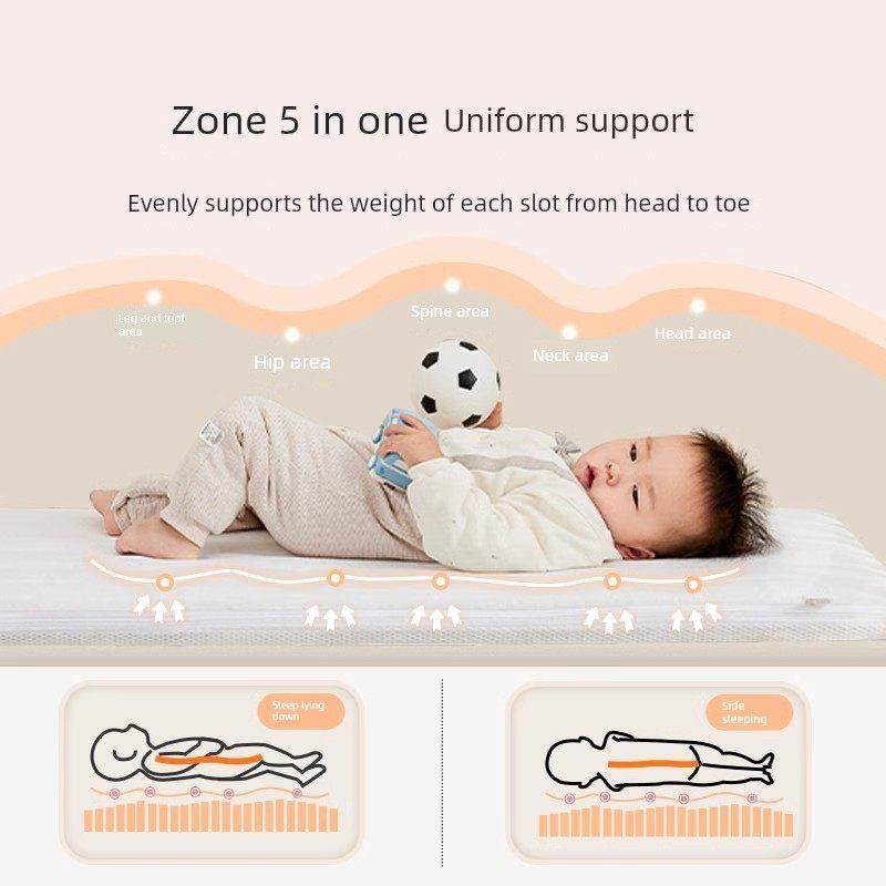 京琪婴儿床椰棕榈新生儿童乳胶婴儿专用拼接床垫无甲醛床垫可折叠