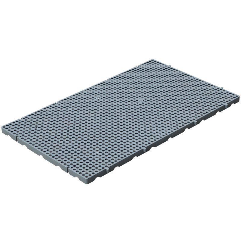 塑料防潮板仓库货物垫仓板冷冻库垫超市垫地物流垫板圆孔100*60*3