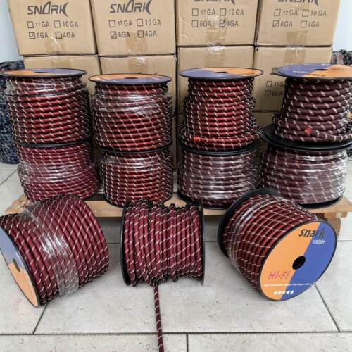 台湾蛇鲨SNARK汽车音响电源线功放纯铜带屏蔽国标电源线