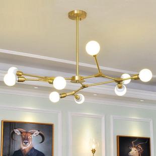 北欧后现代极简约艺术创意卧室灯面包店书房个性餐厅客厅分子吊灯