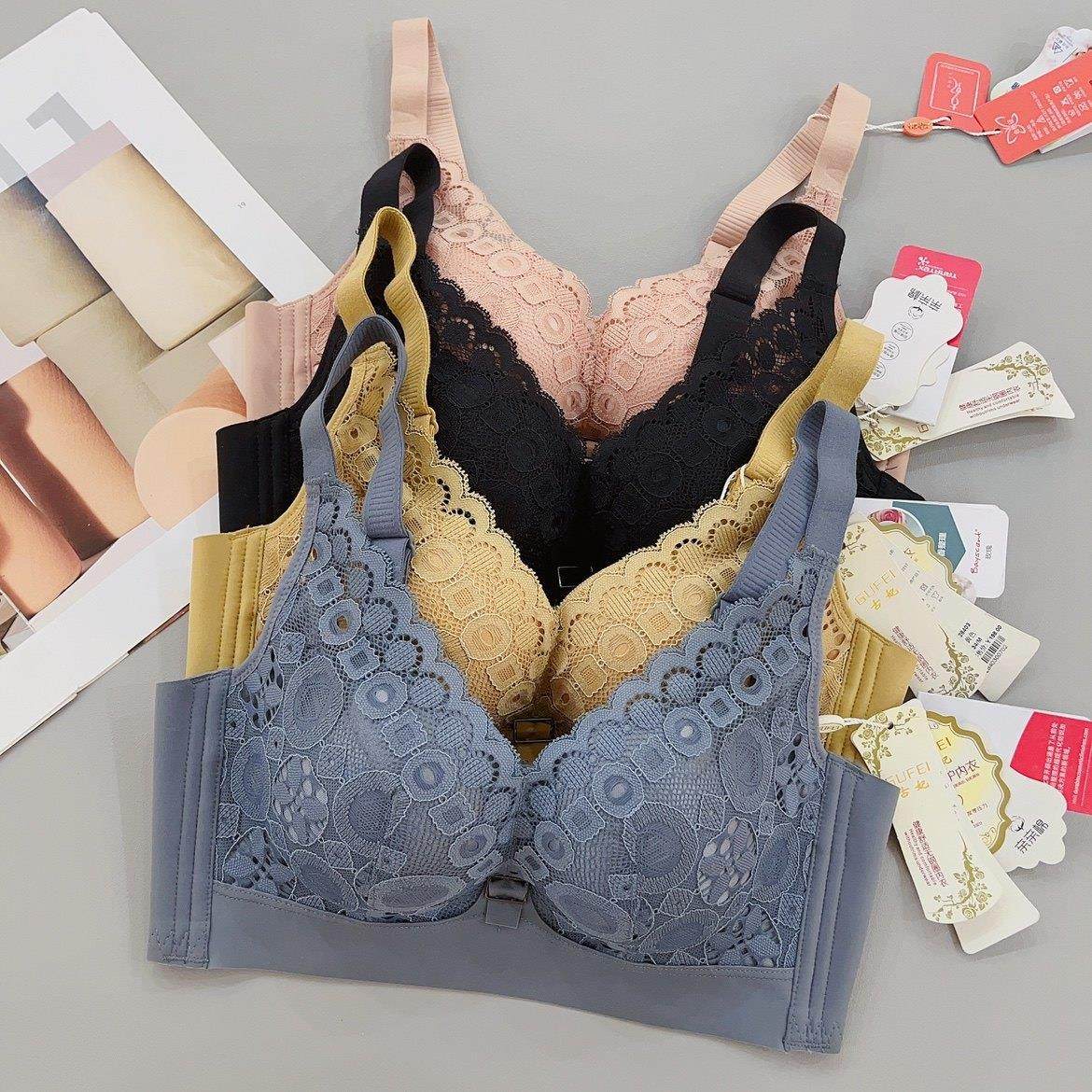 古妃28403小胸聚拢中厚杯无钢圈调整型收副乳蕾丝小可爱罩内衣女,女士内衣/男士内衣/家居服,文胸,淘宝优惠券,粉丝福利购,淘宝优惠卷