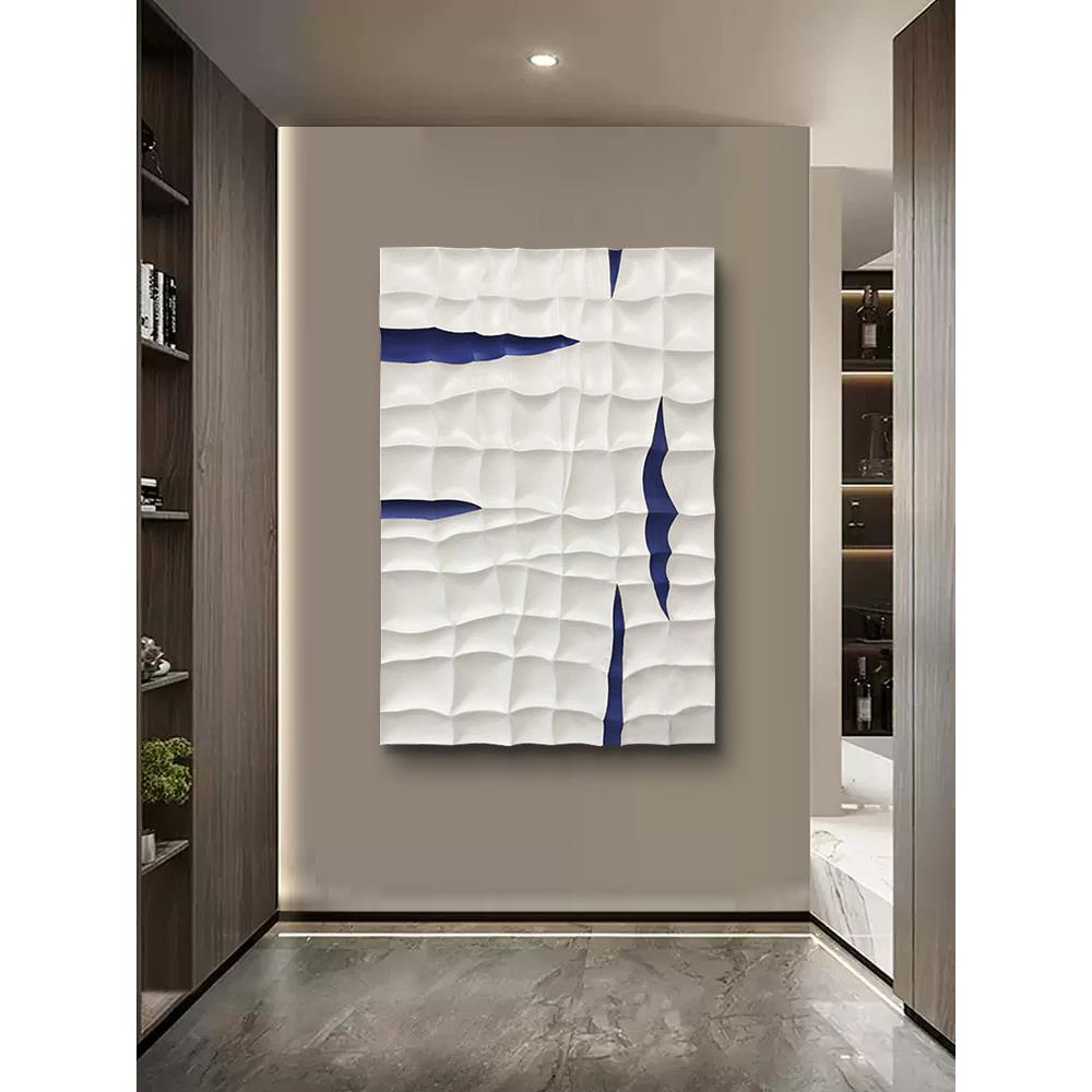 3D简约现代立体浮雕客厅沙发背景墙砂岩装饰画创意立体玄关画挂画