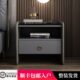 床头柜轻奢现代简约皮质全实木卧室意式 储物小户型床边柜 高端整装
