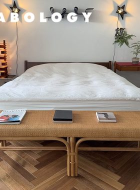 LABOLOGY HOME｜“一一”藤编长凳 餐凳床尾凳阳台长椅北欧中古风