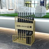 雨伞架商用酒店大堂售楼处伞架家用放伞置物架雨伞收纳架定制LOGO