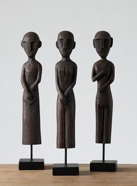 Wabi-Sabi风格人物饰品，非洲妆容饰品，彷木民宿自修室舞会软饰