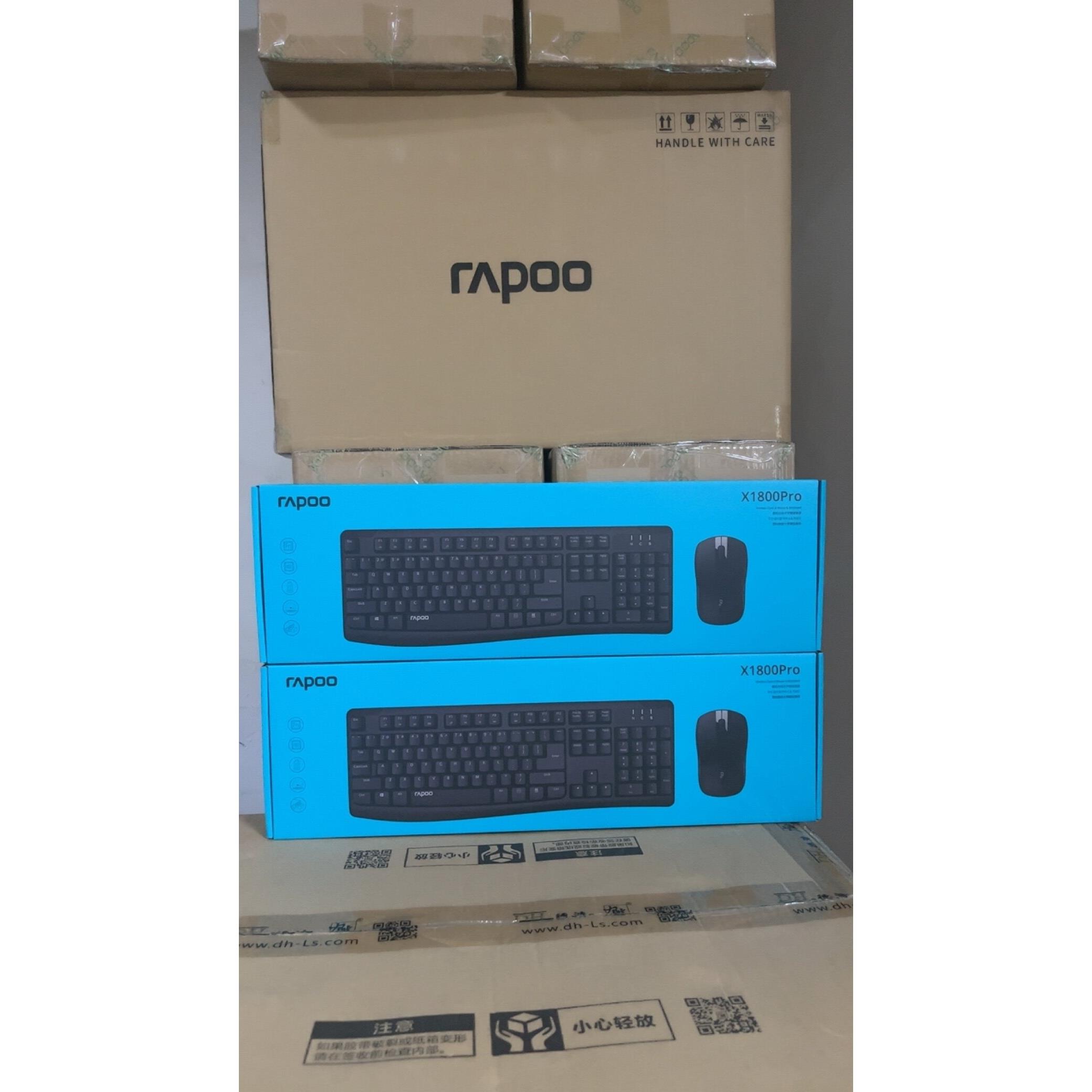 雷柏X1800Pro无线键鼠套装办公键盘滑鼠防泼溅电脑键盘笔记型电脑