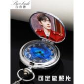 吊坠 定制覆古怀表 学生和女模特 照片 数 可以装