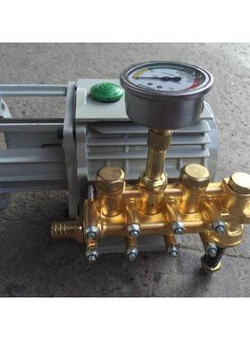 高压清洗机洗车泵280型380型388/398水泵220V铜压头泵体总成