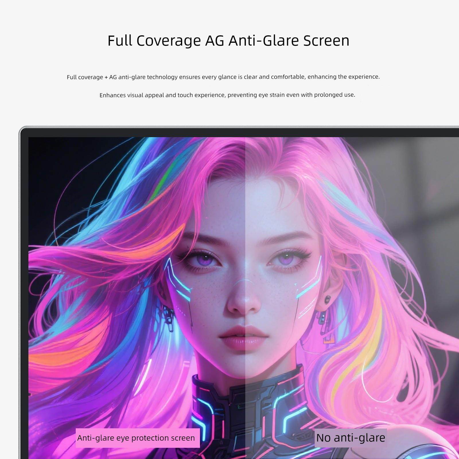 英特希尔便携式显示器4K防眩光笔记本电脑开关外部扩展屏幕辅助屏