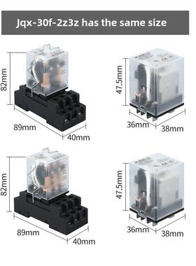 30A大功率继电器Jqx-30F P30大电流12V 24V 8英尺小220Vq30F11英