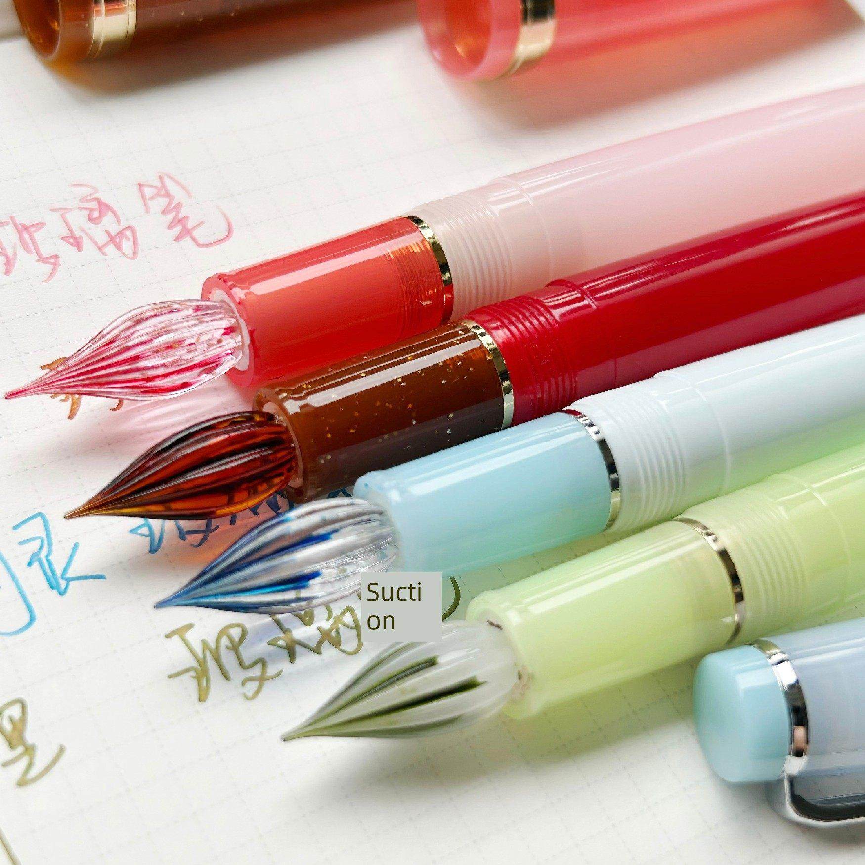 金豪82改良玻璃水笔头玻璃水笔高值试色笔