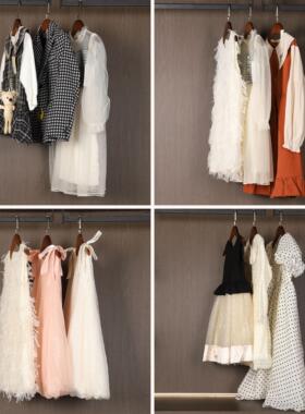 样板间儿童房摆件衣帽间衣柜衣服公主裙可爱女孩陈列道具软装饰品