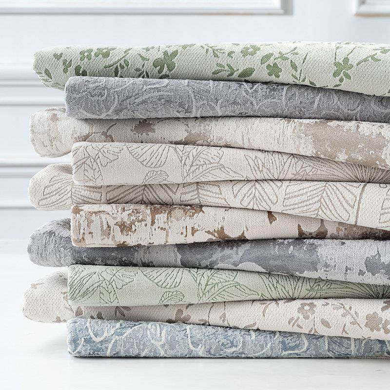 高端窗帘布布料自己做2.8米宽花布遮阳雪尼尔面料沙发套抱枕套