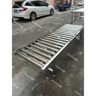 不锈钢动力无动力滚筒输送线流水线传送带滚筒架输送带滚轮输送机