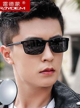 带度数定制可配近视太阳眼镜男士偏光太阳镜开 车驾驶专用方形时