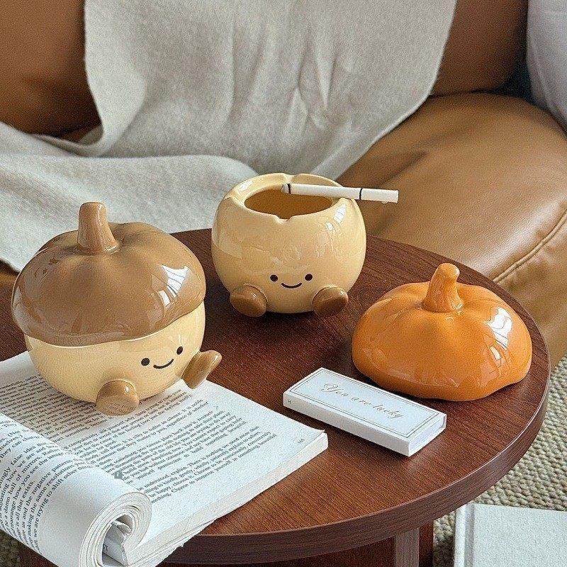 网红带盖家居客厅防飞灰个性化创意办公陶瓷高值装饰烟灰缸,家居饰品,装饰烟灰缸,淘宝优惠券,粉丝福利购,淘宝优惠卷