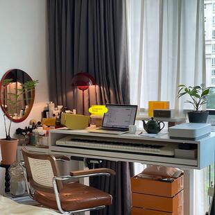 智能电动升降实木琴桌电子钢琴桌音乐编曲工作台录音棚剪辑调音台