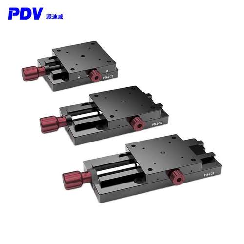 PT65-25系列燕尾槽直驱手动平移台一维手动微调滑台