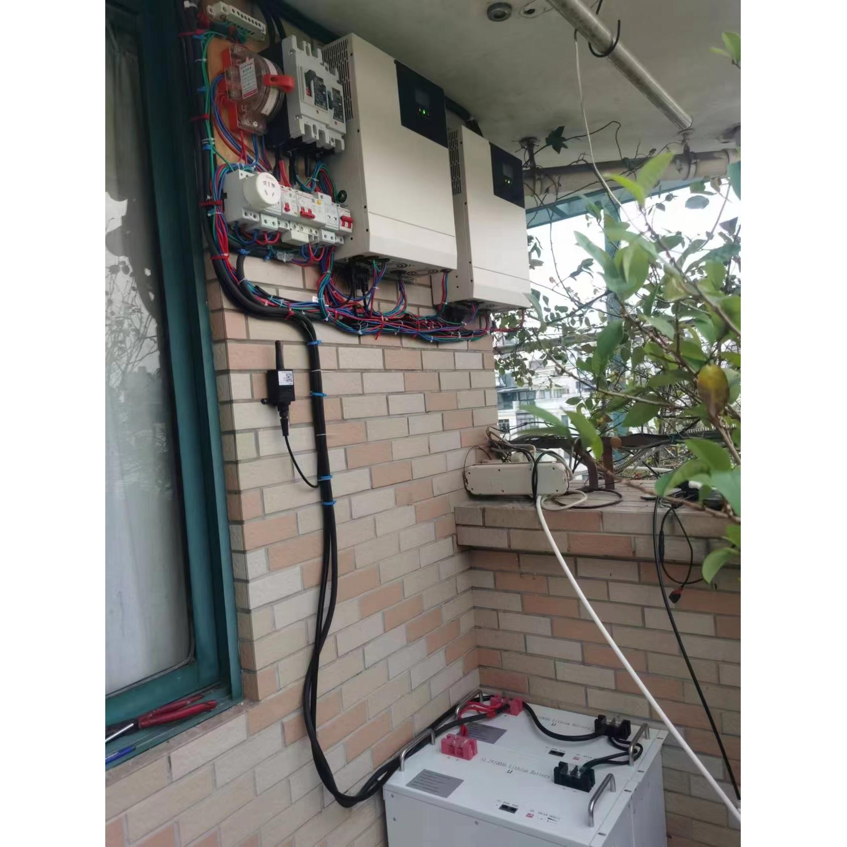 太阳能发电系统逆变控制一体机220V3Kw5Kw内置Mppt控制器全套系统