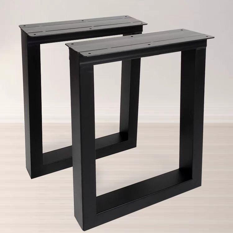 铁艺桌腿大板支架长条凳子腿办公桌腿支撑架电脑桌书桌脚架可定制