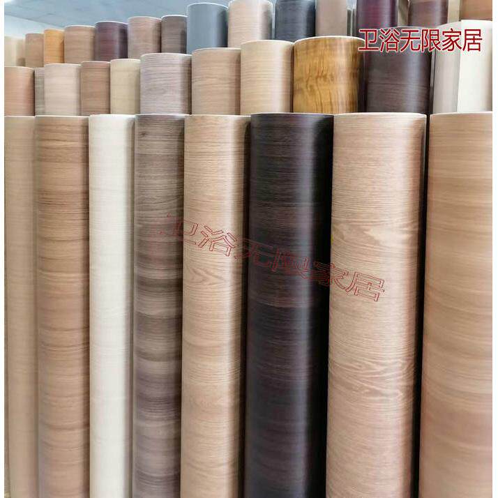 PVC加厚防水家具贴纸墙纸壁纸柜子橱柜桌面木纹改色膜波音软片
