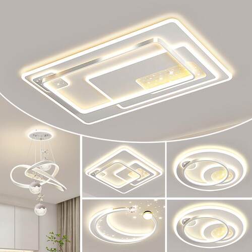 现代简约LED吸顶灯卧室客厅书房主灯2026新款超亮节能灯具