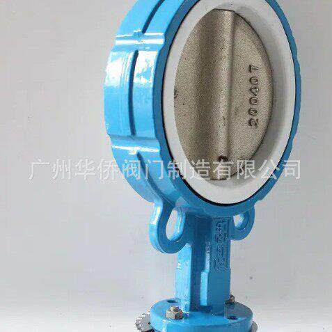 D71F1Q塘沽手柄四氟氟对夹6蝶阀D371F-16良工衬四蝶MAGA-102-阀耐
