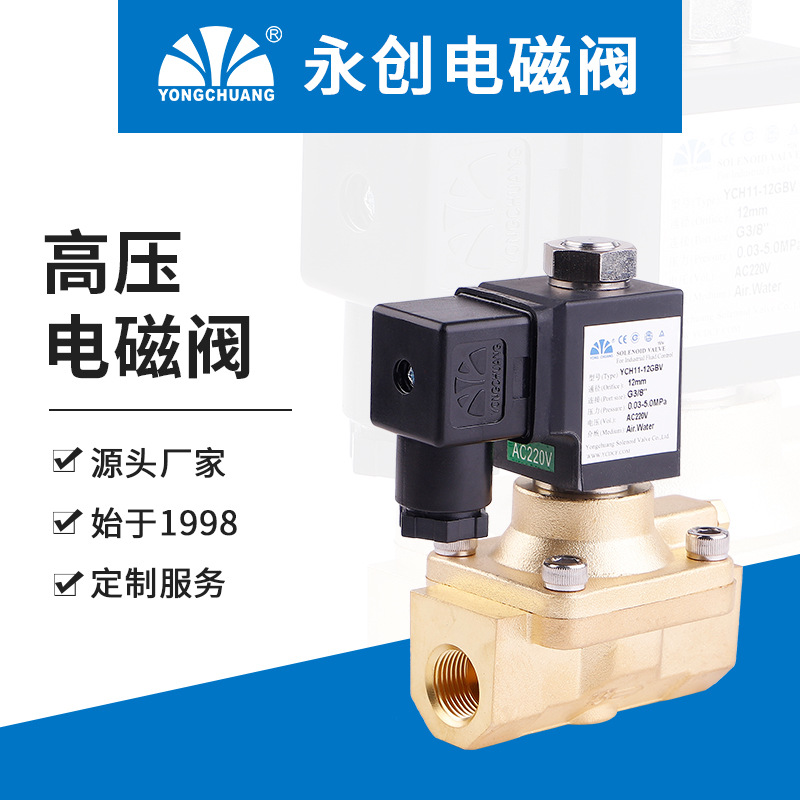 余姚永创YCH11高压式 吹瓶机电磁阀