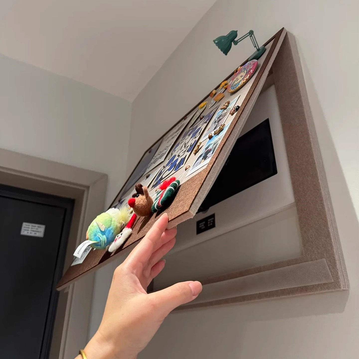 电表箱装饰画毛毡免打孔遮挡2025新款现代简约配电墙面创意照片墙,家居饰品,电表箱装饰画,淘宝优惠券,粉丝福利购,淘宝优惠卷