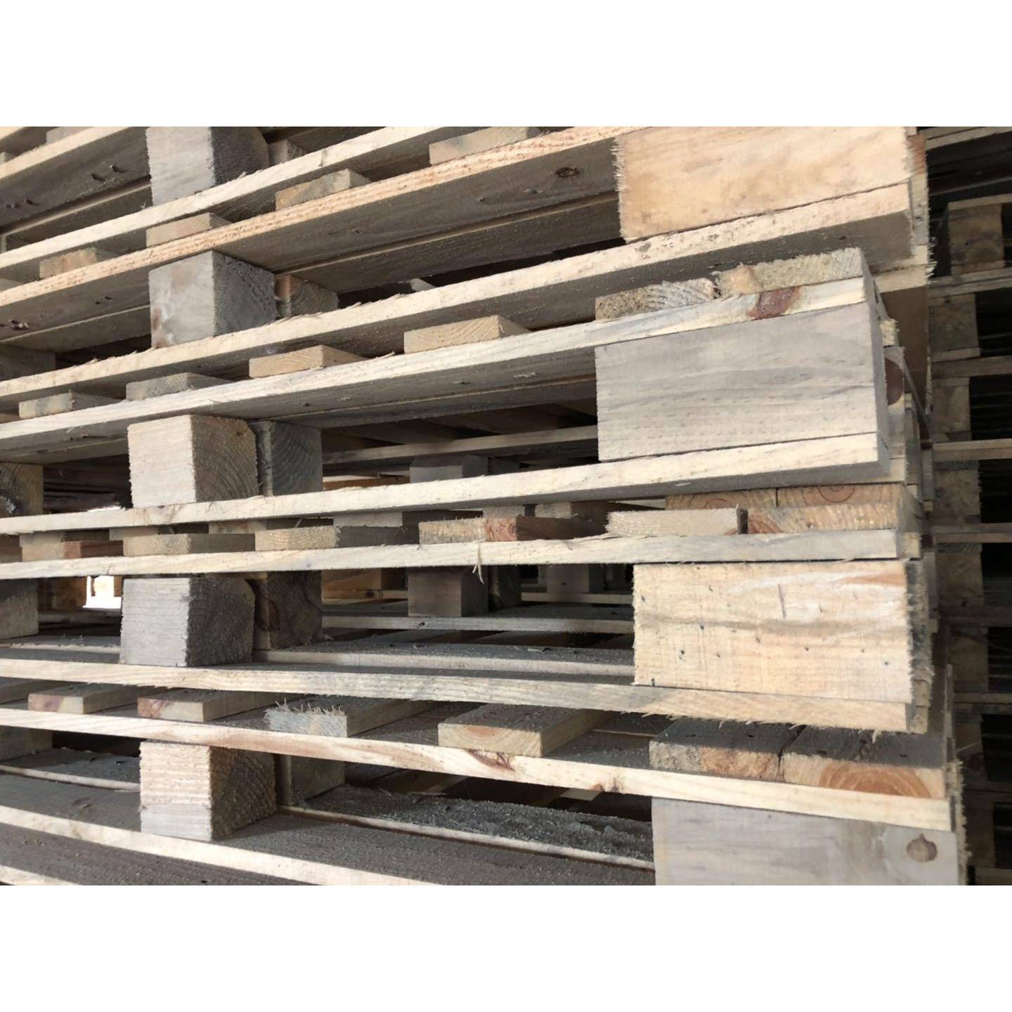 厂家现货实木四面叉托盘仓库存储木托板卸货叉车木托盘熏蒸拖盘