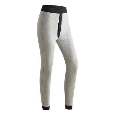 曼天骄秋冬季棉裤男士桑蚕丝莫代尔保暖裤羊绒加厚打底裤女毛线裤