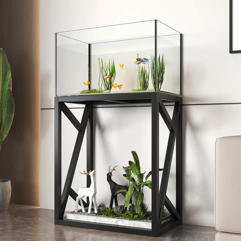 鱼缸架双层鱼缸柜底座长方形鱼缸底架鱼缸柜子鱼缸桌子鱼缸架定制
