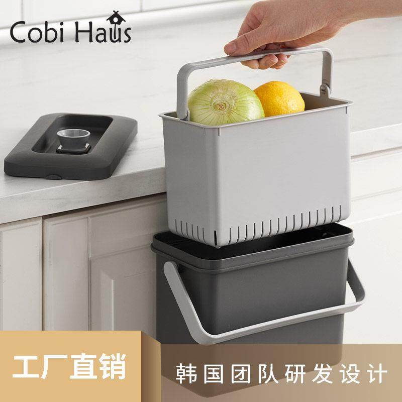 厨房垃圾桶挂式家用厨房干 干湿分离整体橱柜门壁挂贴化妆室厕所,家庭/个人清洁工具,垃圾桶,淘宝优惠券,粉丝福利购,淘宝优惠卷