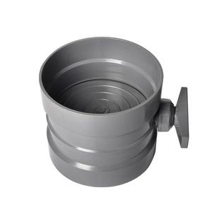 pvc管道阀门开关200止风阀pp风阀塑料风量调节阀实验室手动风阀