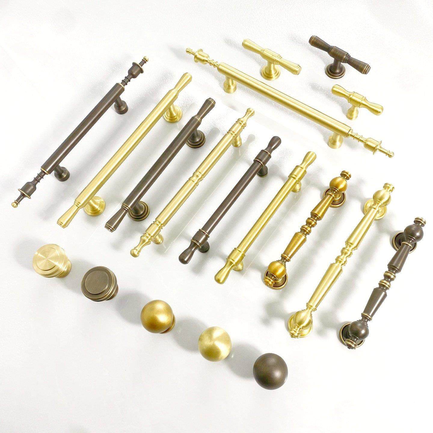 新法式奶油风拉手黑黄铜咖啡柜门拉手衣柜橱柜全铜抽屉门小把手,基础建材,小拉手,淘宝优惠券,粉丝福利购,淘宝优惠卷