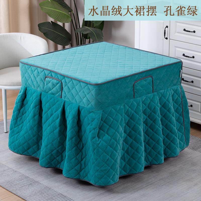 新款烤火桌子罩套电火炉罩套加厚加绒电暖炉桌面布罩棉罩正方形防,居家布艺,微波炉罩,淘宝优惠券,粉丝福利购,淘宝优惠卷