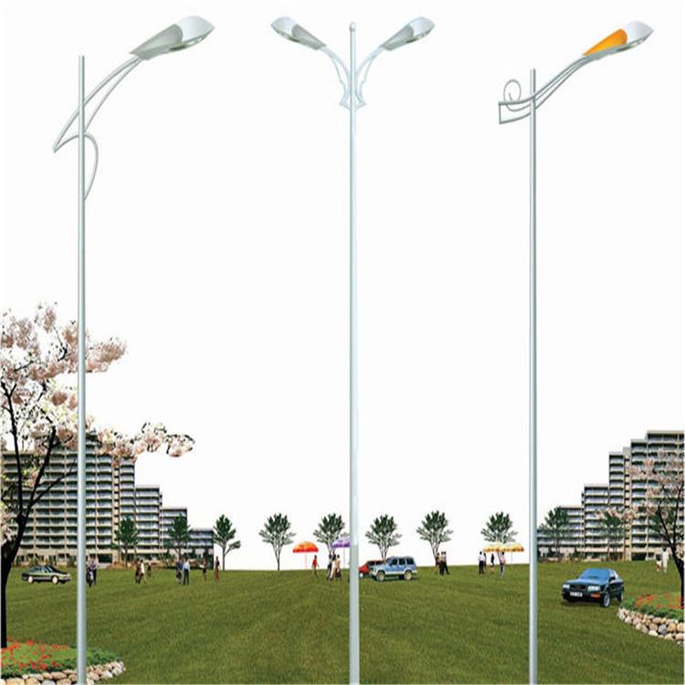 来图定制路灯6米7米8米单臂双臂LED球场灯高杆灯路灯杆