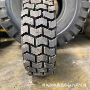 16.5铲运机半实心小铲车轮胎 山猫滑移机 扫地机轮胎10 16.5