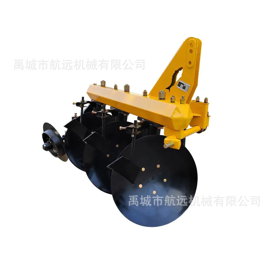 加重型管子圆盘犁 开荒翻耕深松30型圆盘耙 无需动力传动的小鱼犁